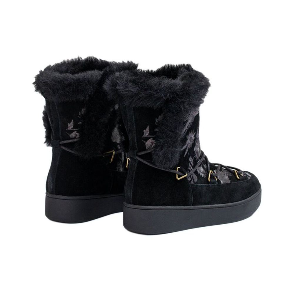 Johnny Was Freya Suede Moon Boot - Picture 2 of 3